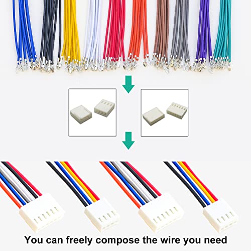 Conector KK paso 2.5mm con cables pre-crimpados 22AWG miniatura 5