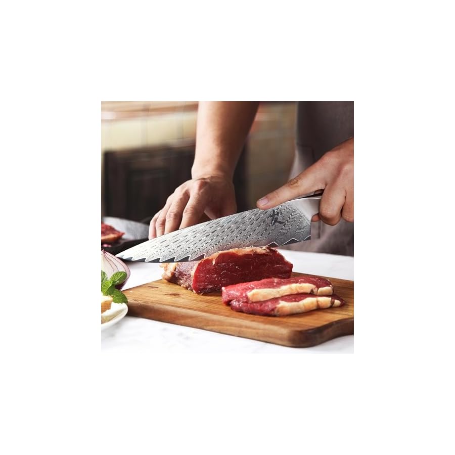 SAMCOOK-Chef-Knife-8-Inch-67-Layer-Forged-Damascus-Japan-VG-10-Stainless-Steel-Kitchen-Knives-Blue-Resin-Wood-Handle-High-Strength-And-Good-Toughness-Razor-Sharp-Cutting-Meat SAMCOOK Chef Knife - 8 Inch 67 Layer Forged Damascus Japan VG-10 Stainless Steel Kitchen Knives Blue Resin Wood Handle High Strength And Good Toughness Razor Sharp Cutting Meat