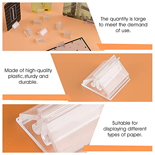24 Stück Plastikspielkartenständer,Plastic Game Card Stands Klarer Spielkartenhalter Spielkartenhalter Brettspielstücke für Brettspielmarker Party Favor
