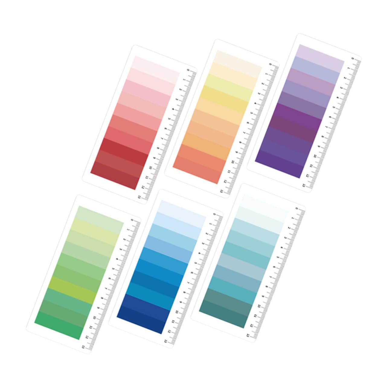 Uonlytech 12 Sätze Multi Funktionale Haftmarker Pastellfarben Transparente Buch Tabs Selbstklebende Seitenmarker für Büro und Zuhause pro für Notizen und Organisation