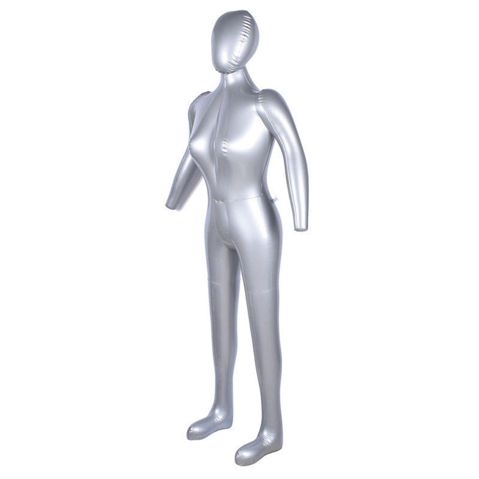 Lioaeust Manichino da esposizione per abbigliamento da donna, manichino a corpo intero con display oscillante per display a braccio per negozio di abbigliamento al dettaglio