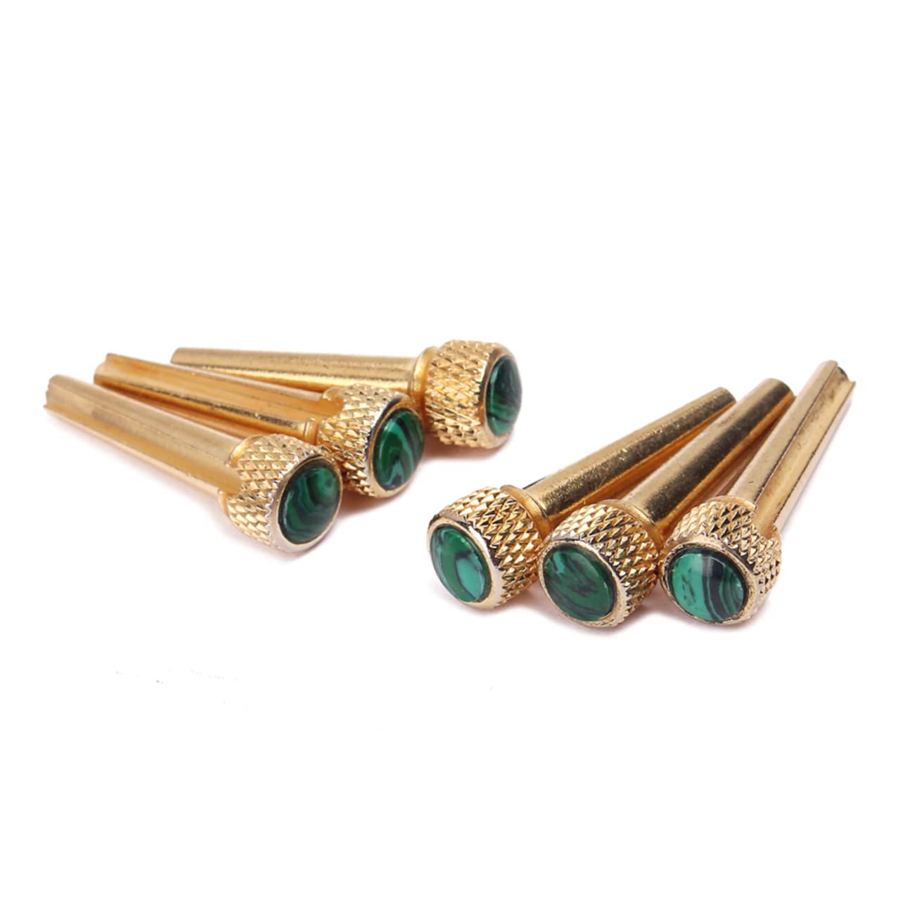 ifundom 18pezzi Perni Per Ponte Chitarra Acustica Ottone Con Intarsio Abalone Da Migliora Suono e Stile Per Chitarre Sei Corde