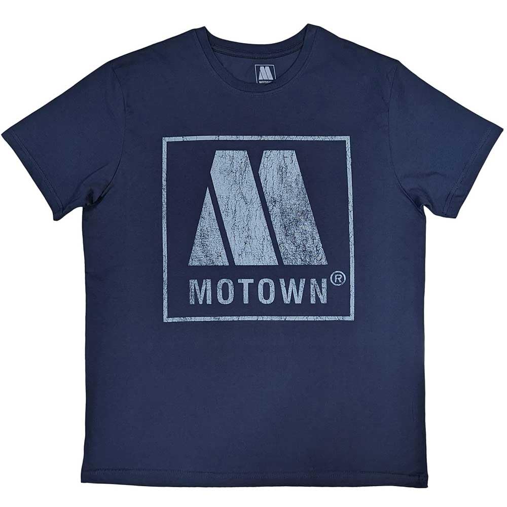 Rock Off officially licensed products Motown Records Vintage Logo T Shirt M Blue