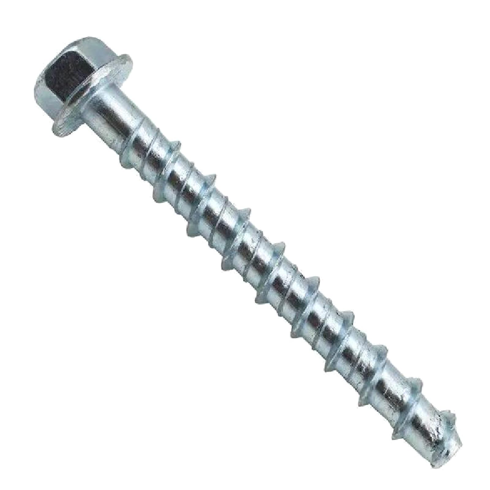 Tornillos Tornillo autorroscante de Cabeza Hexagonal con Brida for hormigón, 5 Piezas, 8 x 110 mm(6X100mm)