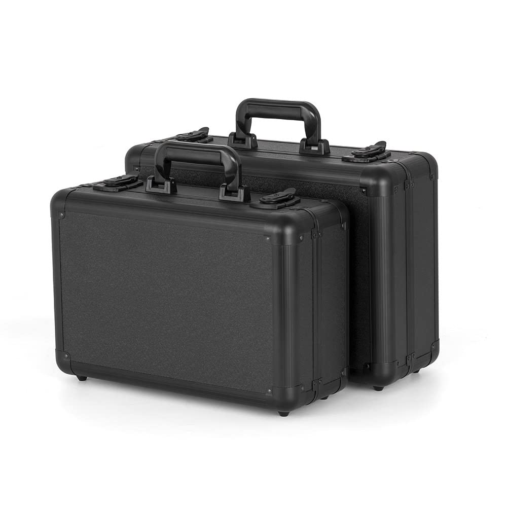 Kosmetyczka do makijażu, profesjonalna walizka na paznokcie z lustrem LED, organizer podróżny do przechowywania kosmetyków, toaletka, M-44 cm, Rozmiar uniwersalny