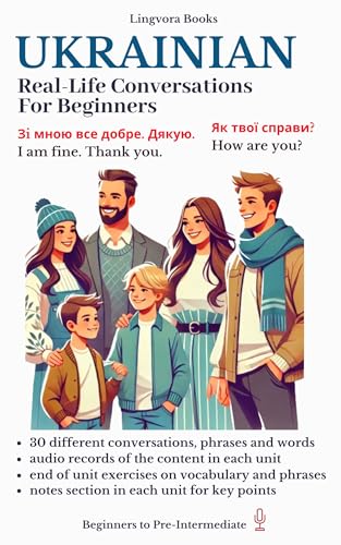Ukrainian: Real-Life Conversations for Beginners (with audio tracks) (English Edition) - Books, Lingvora