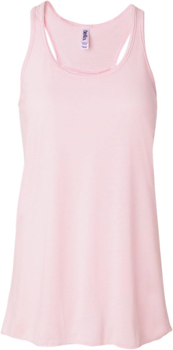 Ladies' Flowy Racerback Tank XL SOFT PINK