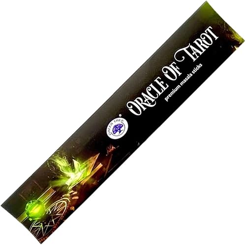 Natural Premium - Incienso de árbol verde enrollado a mano 0.53 oz - Oracle of Tarot (paquete de 12)