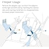 UPPAbaby Adapters for Ridge / Compatible with Aria, Mesa V2, Mesa Max, and Bassinet / Quick + Secure Attachment / 1 Pair