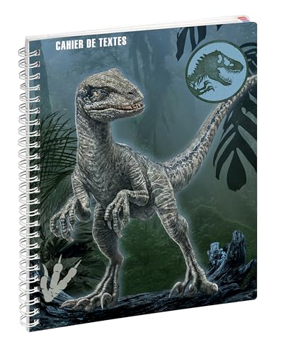 Exacompta 9901073E - 1 Cahier de textes Jurassic World Raptor