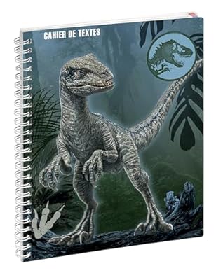 Exacompta - Ref. 9901073E - Cuaderno de texto Jurassic World Raptor 17 x 22 cm - Visual Raptor | Ya disponible en tu tienda friki favorita! En mundofriki.es!