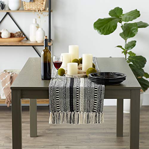 Dii CAMZ12215 Farmhouse Braided Stripe Table Runner Collection thumb #4