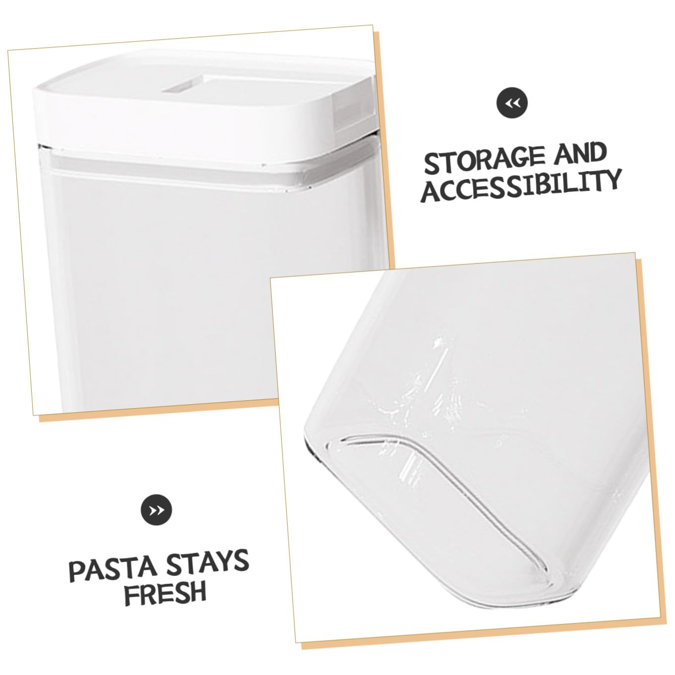 MAGICLULU 4stücke Pasta Container Luftdichter Spaghetti Aufbewahrungsbehälter Für Lebensmittel Organisation Und Frischhaltung Küche Wiederverwendbar Und Vielseitig Einsetzbar