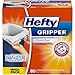 Hefty Gripper Tall White Trash Bags, Unscented, 13 Gallon, 80 Count