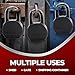 Maudex® PML65 Professional Grade Padlock - High Security with Boron Alloy Shackle, All-Weather Protection, 5 Brass Keys. for Storage Units, Gates & Commercial Security