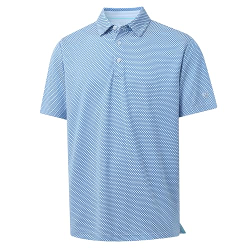 M MAELREG Mens Golf Shirts Moisture Wicking Performance Business Casual