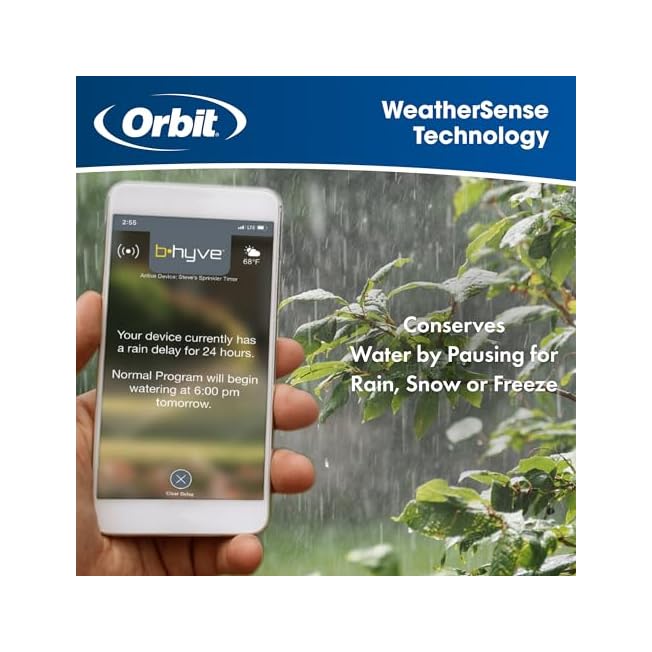 Orbit 57985 B-hyve XR 8-Zone Smart Indoor/Outdoor Sprinkler Controller