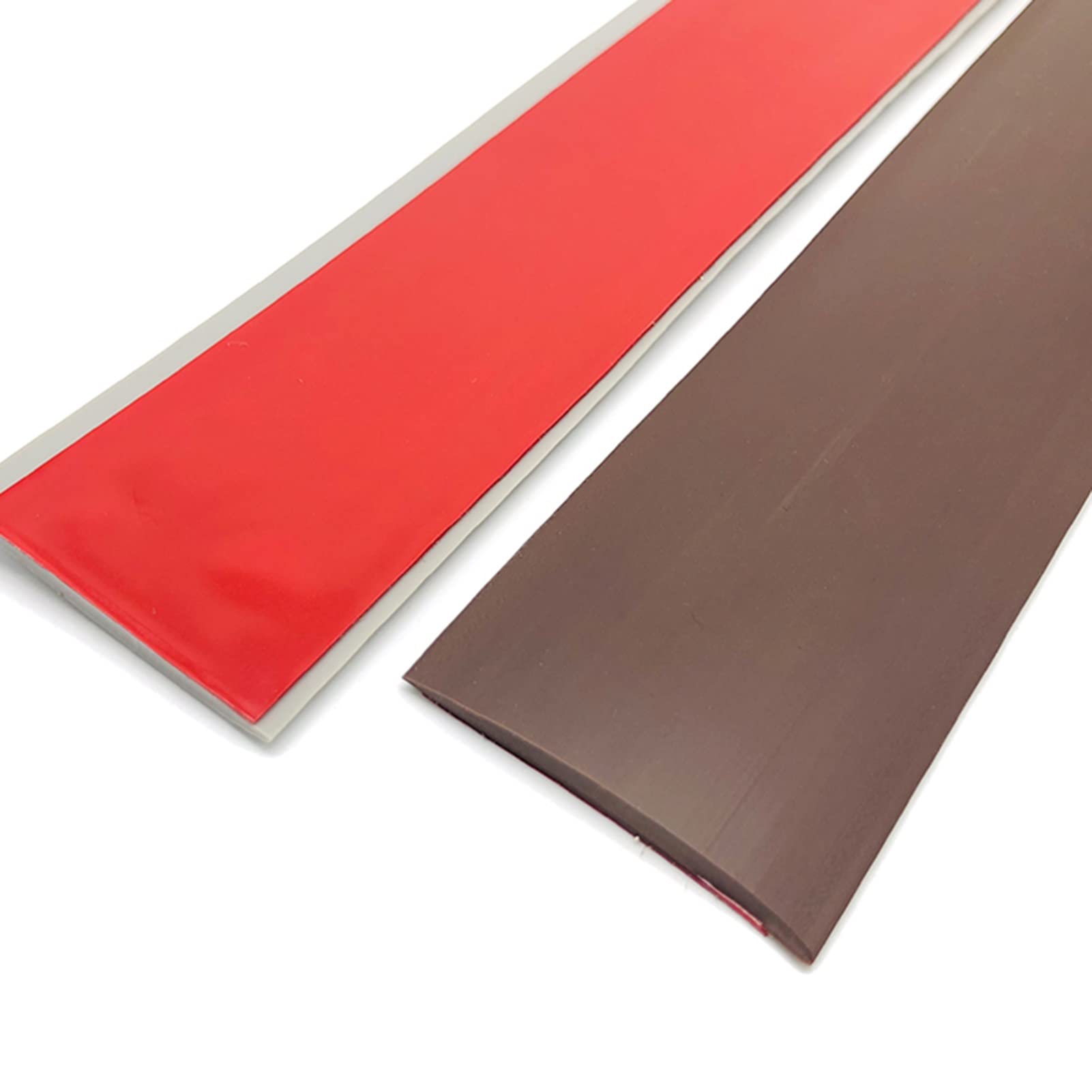 Remys Brown Edging Trim Strip With Self-Adhesive Backing,Transition Strip 40Mm-Width Pvc Transition Strips, Prevent Floor Gaps Wood To Carpet/Laminate To Tile/Carpet To Tile(Brown)