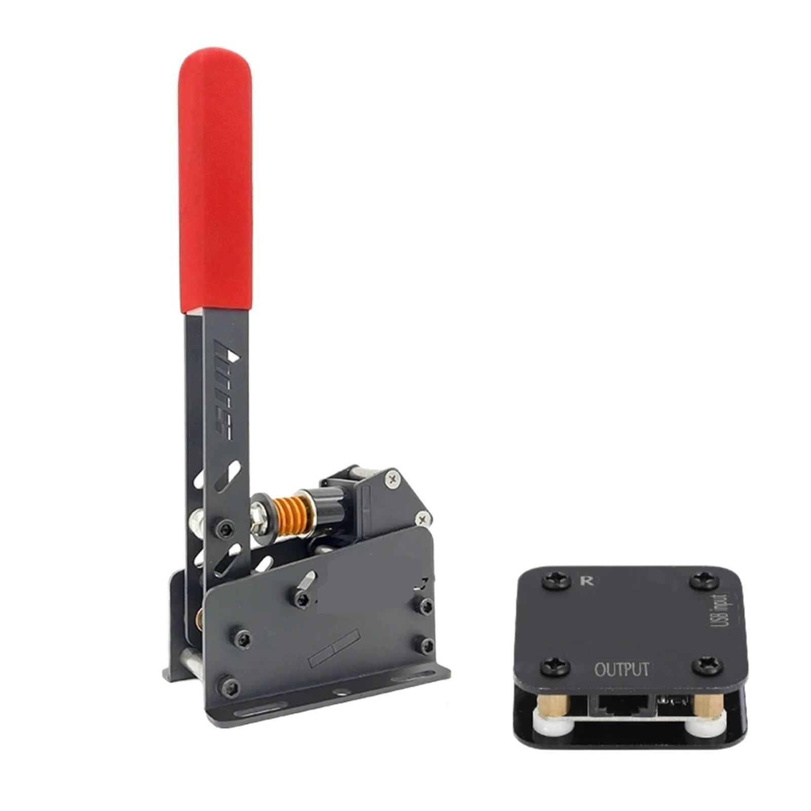 Sim Rui do USB Simracing Hamulec ręczny Drift Dźwignia hamulca ręcznego Racing Kokpit Gra Kierownica Symulator Hamulce(Black-2 200KG)