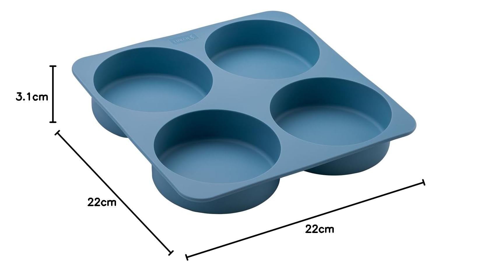 Lurch Flexi Starter Burger Bun silikonowa forma do pieczenia – perfekcyjne samodzielne pieczenie burgerów