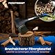 FORSTRIESE® Axt 72cm | Vibrationsarme Spaltaxt inkl. Klingenschutz | Beil aus hochwertigem Non-Break Fiberglas-Kunststoff zum Holz spalten | Teflon Beschichtung & ergonomischer Griff | TimberX70