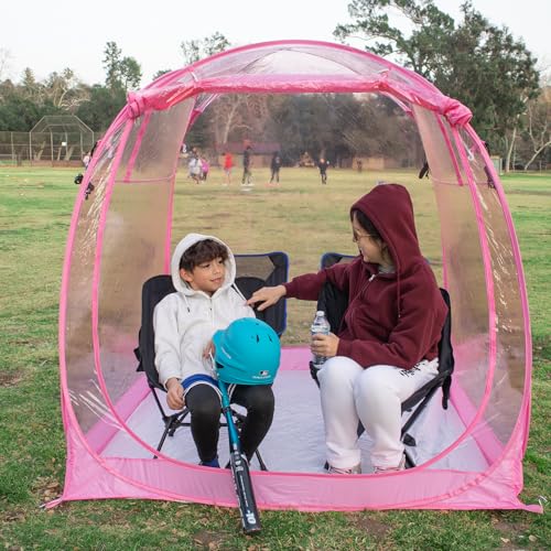 All Weather Proof Pod Sports Tent,Outdoor Weather Tent Sports Pod Pop Up Shelter with Sealed Floor,Pop Up Screen House with Carry Bag,Screen Room for Sport Event,Camping,Fishing-63