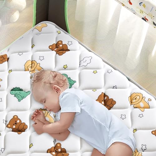 Image of Premium Foam Pack and Play Mattress 38 inch x 26 inch, Odorless Baby Foam Playpen Mattresses - Fits Pack N Play Playard, Firm Support and Comfort Foam