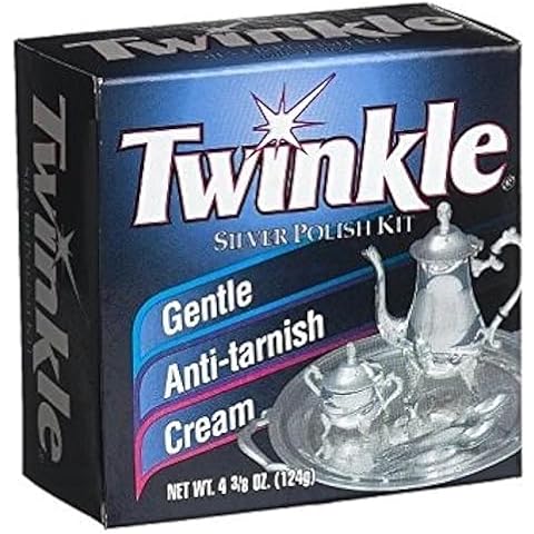 Twinkle Silver Polish Kit, Gentle Anti-Tarnish Cream 4.38 oz (Pack of 2) Cover