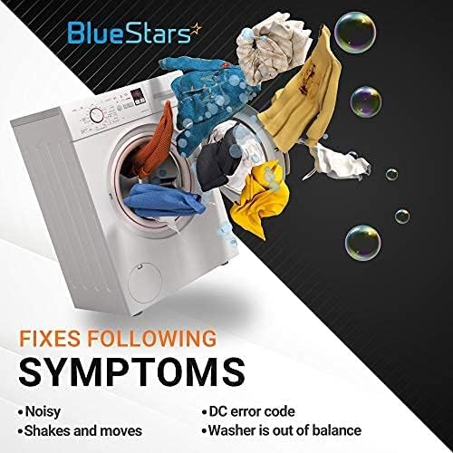 Miniatura 4 de BlueStars - Kit de varilla de suspensión de suspensión ultraduradera DC97-16350E, ajuste exacto para lavadora Samsung, sustituye a PS4276369