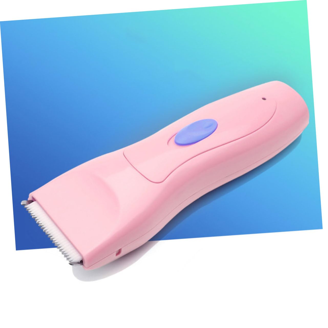 Cortapelos Eléctrico para Niños Recargable, Silencioso, Rosa | Cabezal Fino y Suave, Uso Doméstico, Acero Cerámico y Abs, para Familias y Niños Pequeños
