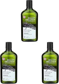Avalon Organics Botanicals, Shampoo, Lavender, 11 oz (Pack of 3)