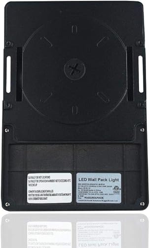 Miniatura 5 de RuggedGrade Pavo III Series - Lámpara de pared LED de 2,400 lúmenes con fotocélula del atardecer al amanecer, solo 20 vatios, blanco brillante de