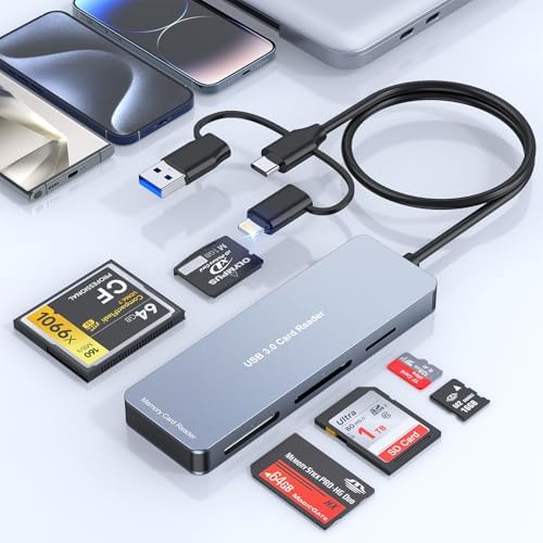 9-in-1 Memory Card Reader Universal Card Reader For IPhone