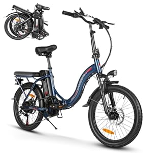 SAMEBIKE CY20 Bicicleta eléctrica 20″ Fatbike Bicicleta Montaña Plegable Ebike, 36V12Ah BaterÃa 7Vel,Pedal Assist,Instrumento a LCD Adultos Urbana Alcance máximo 60-110KM