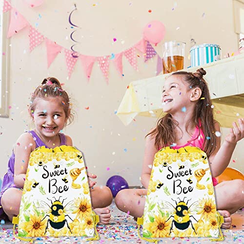 Sacs à cordon d'abeilles et pochons surprises pour invités créatifs - 6
