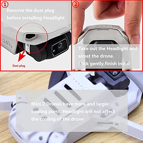 STARTRC Mavic Mini 2 Night Flight Light Koplamp voor DJI Mini 2/Mavic mini Drone - Image 6