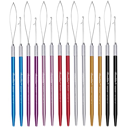 Microlink Crochet Hook Needle Kit for Hair Extension Maintenance Installation Tools Latch Hook Crochet Needle 3 Knitting Needles+1 Holder Aluminum Ventilating Holder Crochet Hook Needles Kit(Pink) Microlink Crochet Hook Needle Kit for Hair Extension Maintenance Installation Tools Latch Hook Crochet Needle 3 Knitting Needles+1 Holder Aluminum Ventilating Holder Crochet Hook Needles Kit(Pink)