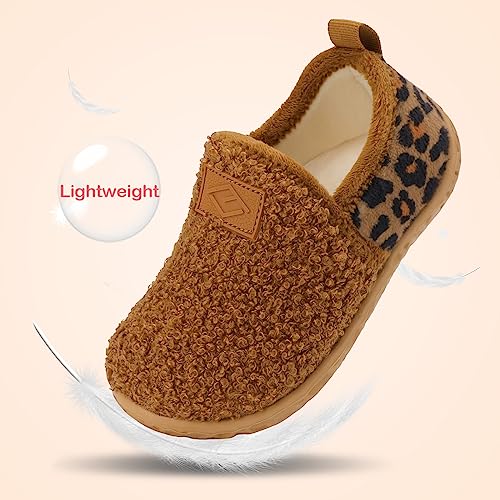 Lefflow LL-22Q4A0301-OLDBROWN-132 Baby Sock Shoes Toddler Girl Boy House Slippers Grip Moccasin Slippers Winter Slip thumb #2