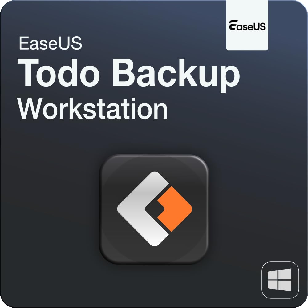 EaseUS Todo Backup - Dauerlizenz inkl. Upgrades | Workstation | 1 PC Gerät | 1 Benutzer | PC Aktivierungscode per Email