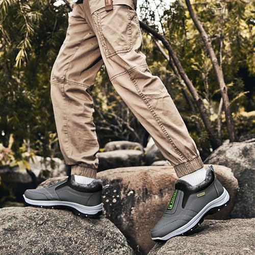 Zapatos ortopédicos de hombre impermeables y antideslizantes con espuma viscoelástica 3