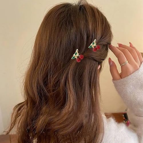 Pinzas pequeñas de metal vintage para cabello miniatura 7