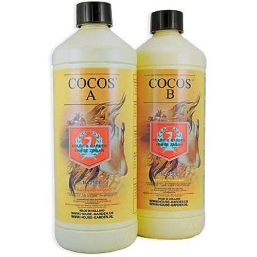 NEW 1 Liter Each Coco Nutrient A & B House & Garden Nutrients Plant Fertilizer