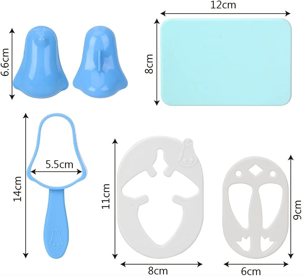 Miniatura 4 de Moldes de bolas de arroz para niños, kit de fabricación de sushi bento sushi nori máquina de sushi molde de utensilios de cocina