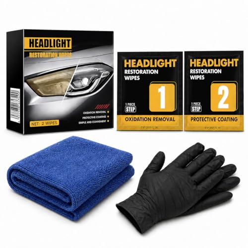 Znoogrn 2-Step Headlight Restoration Wipes
