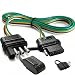 NEW SUN Trailer Wire Plug 32” 4 Way Flat 4 Pin Universal Wiring Connector