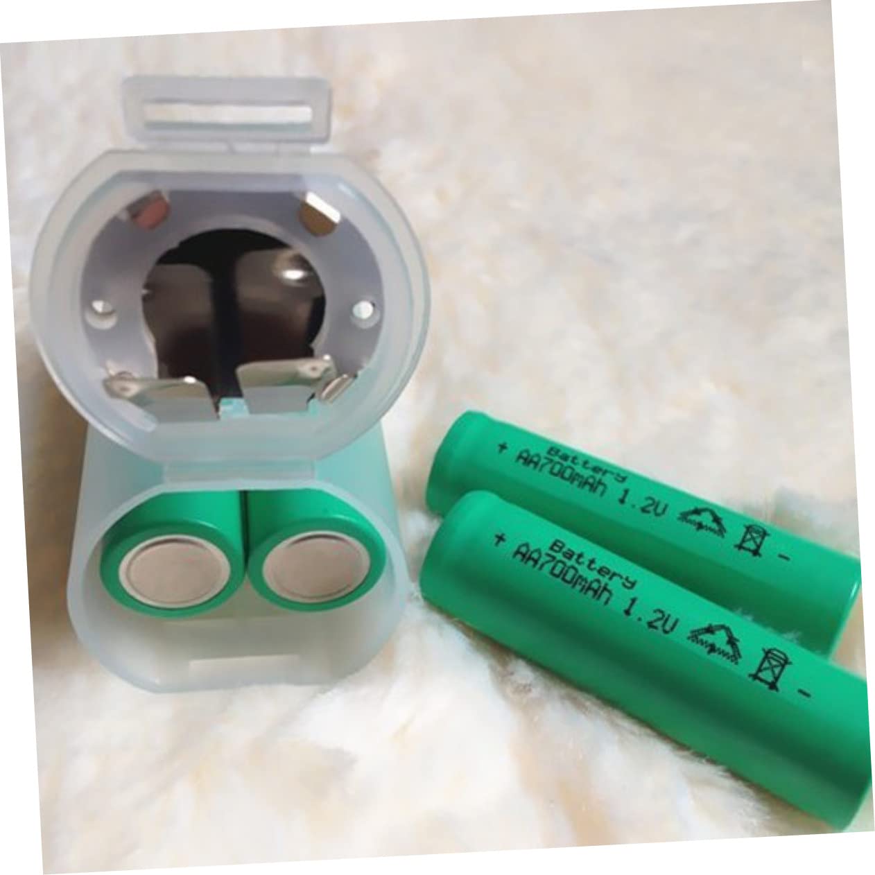 Hemobllo 3er-set Batterieadapter-set Aa Auf Konvertergehäuse Aus Hartplastik Kompatibilität Mit 1 Oder 2 Aa-batterien Unerlässlich 8 Stück * 3