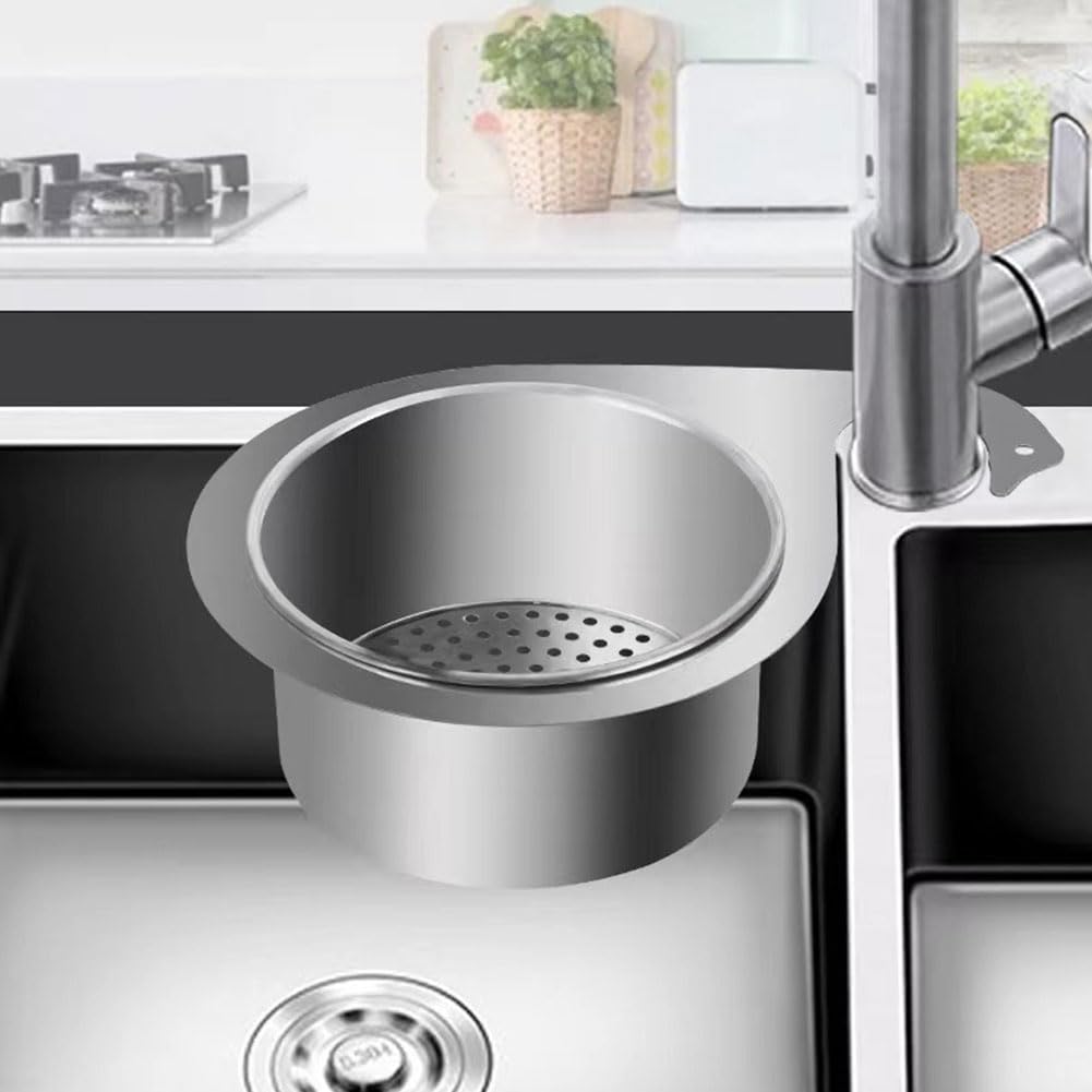 2 Stück Spülbecken Sieb, Sieb für Spülbecken Abflussregal, Spülbecken