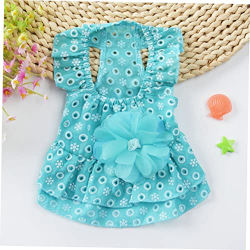 BCOATH Vestidos De Cachorro Pequeno Vestido Para Verão Roupas De Cachorro Vestido De Renda Para Cães