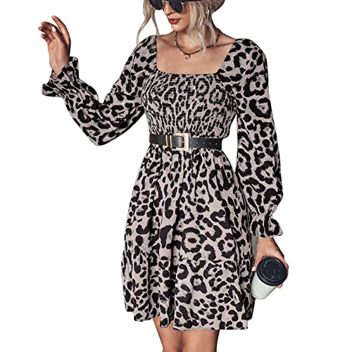GORGLITTER Damen Elegant Kleid A Linie Strickkleid  Produktbild-Vorschau 10