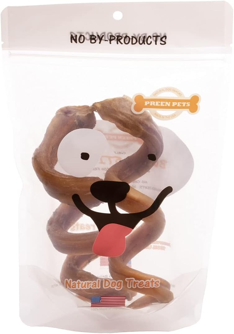 Preen Pets 6-7" Curly Bully Stick (30) NOT Odor Free
